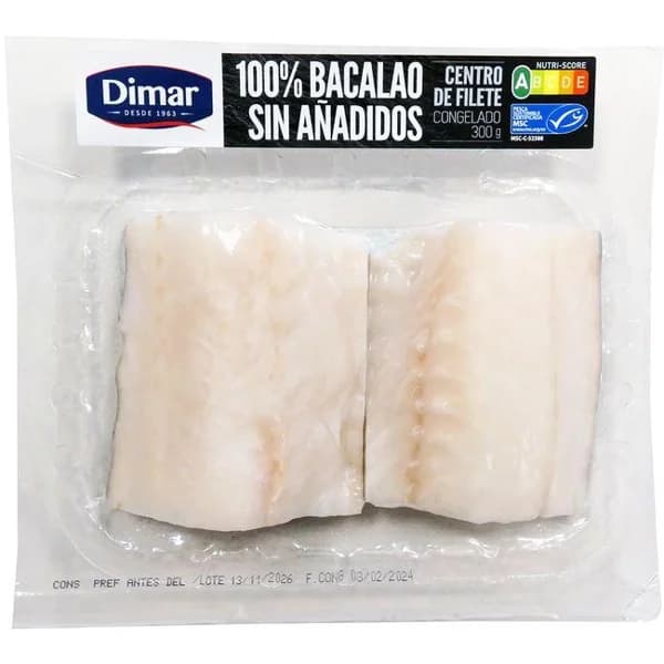 Lomo de bacalao congelado al natural ARTE MORHUA, bandeja 300 g - 0.3 kg - Imagen del producto en Findit