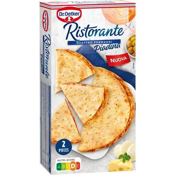 Piadina quattro formaggi Ristorante DR. OETKER, caja 280 g - 0.28 kg - Imagen del producto en Findit