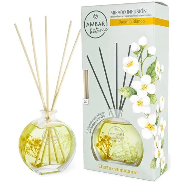 Ambientador mikado aroma jazmín AMBAR, pack 75 ml - 0.08 l - Imagen del producto en Findit