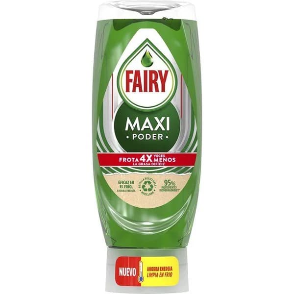 Lavavajillas de mano maxipoder FAIRY, botella 450 ml - 0.45 l - Imagen del producto en Findit