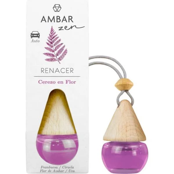 Ambientador para coche aroma cerezo zen AMBAR, pack 5 ml - 0.01 l - Imagen del producto en Findit