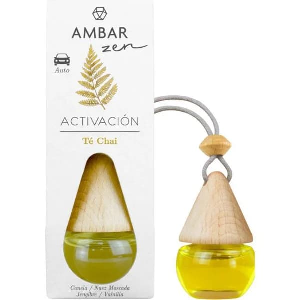Ambientador para coche aroma té zen AMBAR, pack 5 ml - 0.01 l - Imagen del producto en Findit