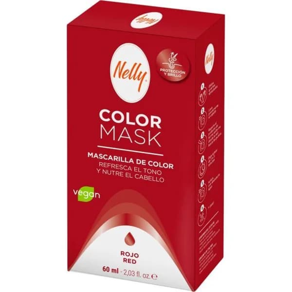 Mascarilla color rojo NELLY, caja 60 ml - 1 ud - Imagen del producto en Findit