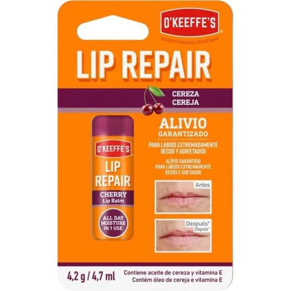 Bálsamo labial sabor cereza O'KEEFFE'S, stick 1 ud - 1 ud - Imagen del producto en Findit