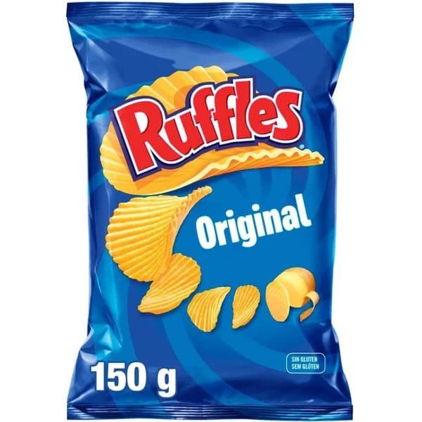 Patatas onduladas Matutano RUFFLES, bolsa 150 g - 0.15 kg - Imagen del producto en Findit