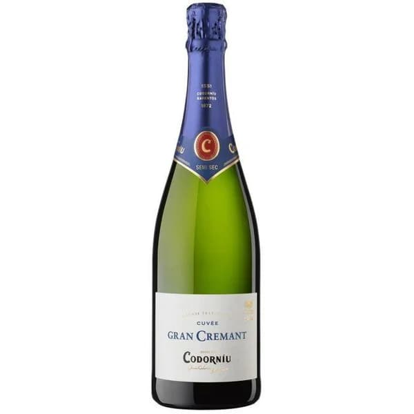 Cava Semi-seco CODORNIU GRAN CREMANT, botella 75 cl - 0.75 l - Imagen del producto en Findit