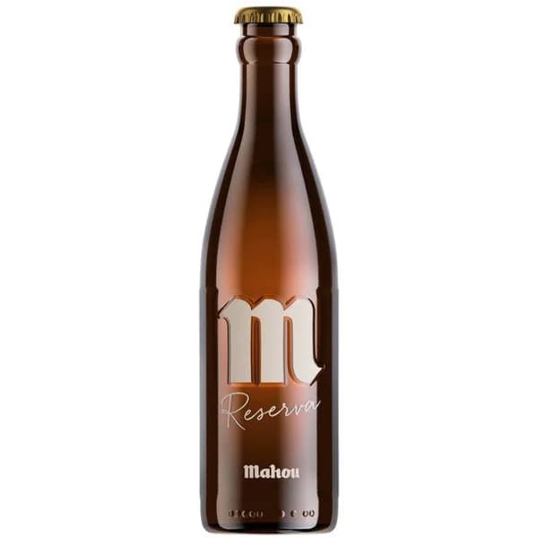 Cerveza reserva MAHOU, botellín 33 cl - 0.33 l - Imagen del producto en Findit