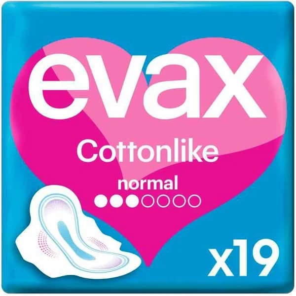 Compresa con alas normal EVAX COTTONLIKE, paquete 19 uds - 19 ud - Imagen del producto en Findit
