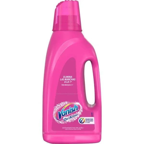 Quitamanchas gel VANISH ACTiVE OXI PINK, botella 1,8 litros - 1.8 l - Imagen del producto en Findit