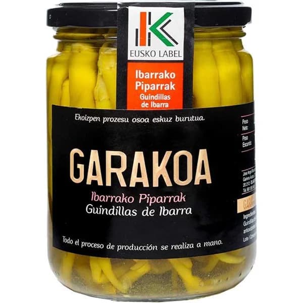 Guindillas de Ibarra GARAKOA, frasco 155 g - 0.16 kg - Imagen del producto en Findit