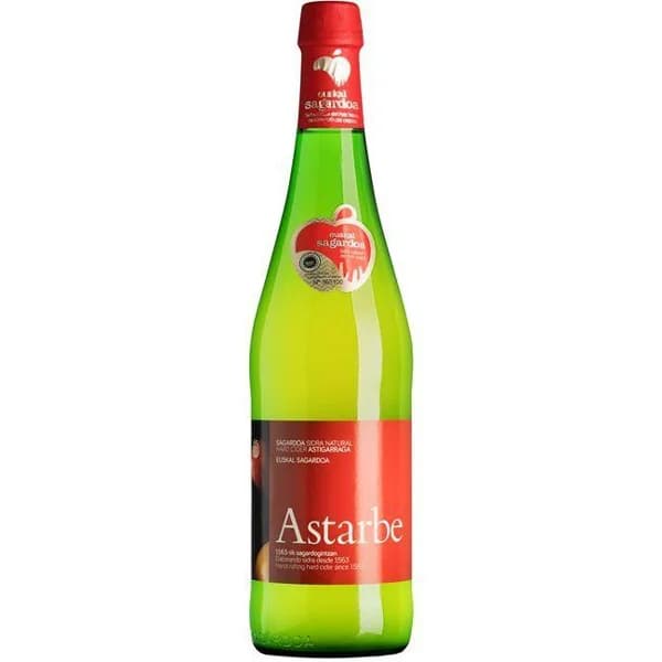 Sidra natural D.O. Euskal Sagardoa ASTARBE, botella 75 cl - 0.75 l - Imagen del producto en Findit