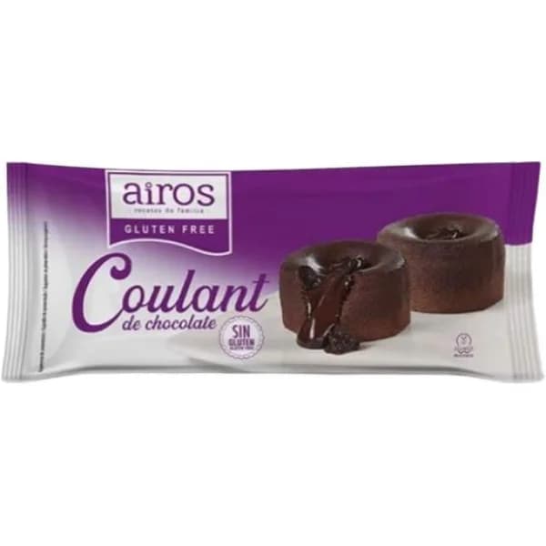Coulant de chocolate congelado AIROS, 2 uds, paquete 180 g - 0.18 kg - Imagen del producto en Findit