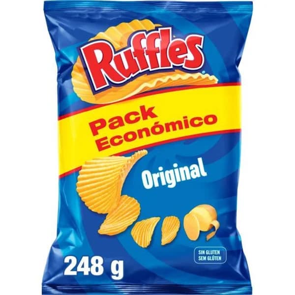 Patatas a la sal xlb RUFFLES, bolsa 248 g - 0.25 kg - Imagen del producto en Findit