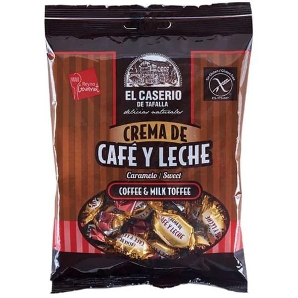 Caramelo de café con leche EL CASERIO DE TAFALLA, bolsa 85 g - 1 ud - Imagen del producto en Findit