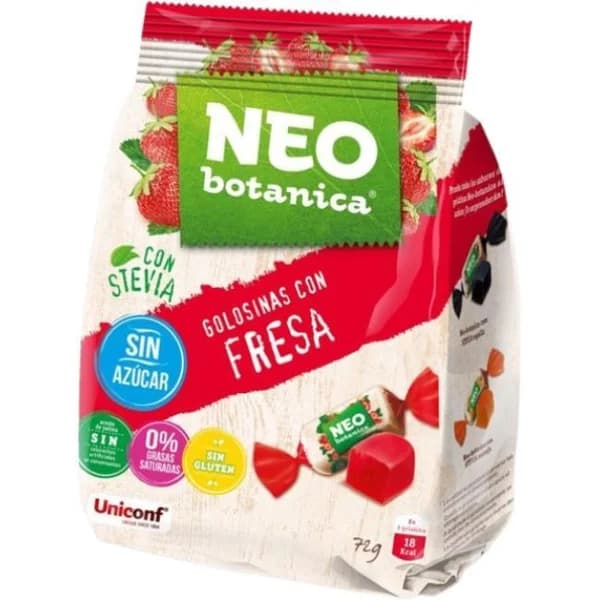 Gelatina de fresa NEOBOTÁNICA, bolsa 72 g - 1 ud - Imagen del producto en Findit