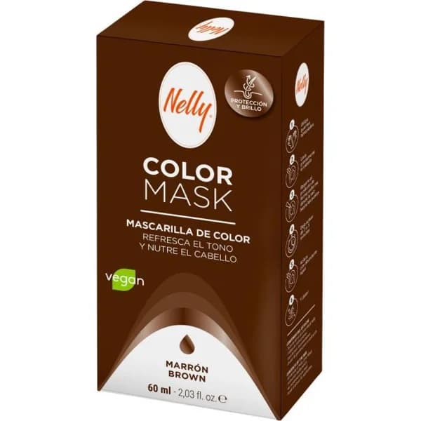Mascarilla color marrón NELLY, caja 60 ml - 1 ud - Imagen del producto en Findit