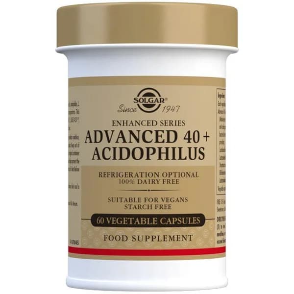 Ácido philus 40+ Avanzado SOLGAR, bote 60 comprimidos - 60 ud - Imagen del producto en Findit