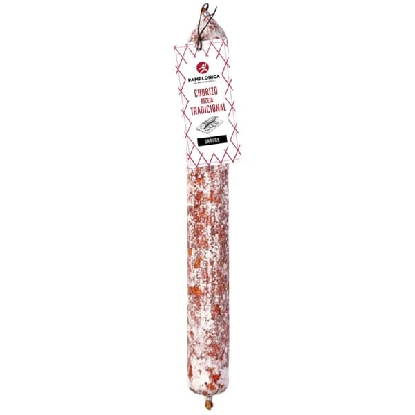 Chorizo receta tradicional PAMPLONICA, al corte, compra mínima 100 g - 1 ud - Imagen del producto en Findit