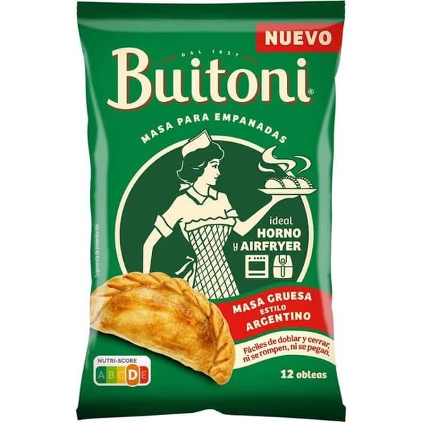 Obleas para empanadillas estilo argentino BUITONI, paquete 350 g - 1 ud - Imagen del producto en Findit