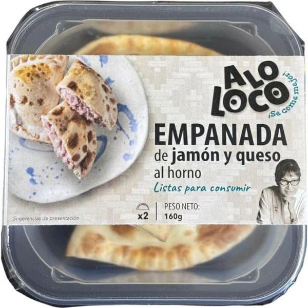 Empanada de york y queso ALO LOCO, pack 2x80 g - 1 ud - Imagen del producto en Findit