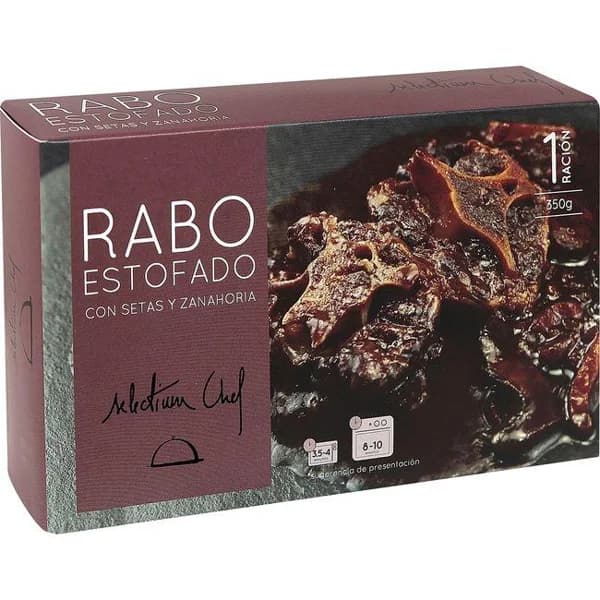 Rabo estofado con setas SELECTION CHEF, lata 350 g - 1 ud - Imagen del producto en Findit