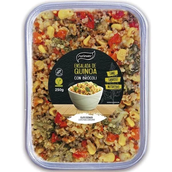 Ensalada de quinoa SURINVER, bandeja 250 g - 0.25 kg - Imagen del producto en Findit