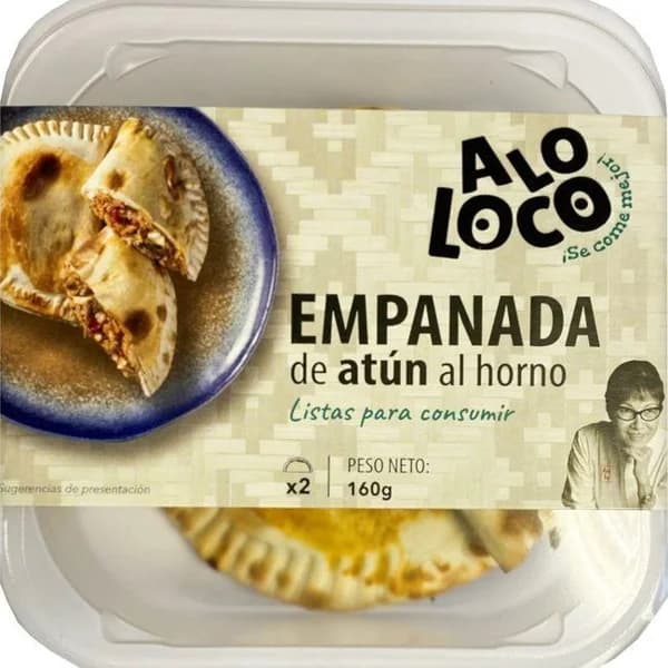 Empanada de atún ALO LOCO, pack 2x80 g - 1 ud - Imagen del producto en Findit