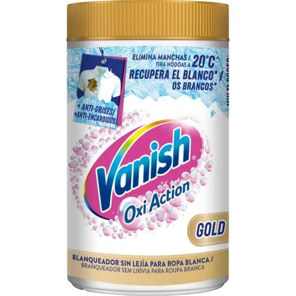 Quitamanchas en polvo VANISH GOLD OXI WHITE, bote 1,45 kg - 1.45 kg - Imagen del producto en Findit