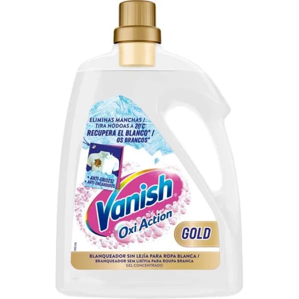 Quitamanchas gel VANISH GOLD OXI WHITE, garrafa 2,21 litros - 2.21 l - Imagen del producto en Findit
