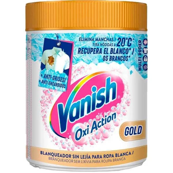 Quitamanchas en polvo VANISH GOLD OXI WHITE, bote 960 g - 0.96 kg - Imagen del producto en Findit