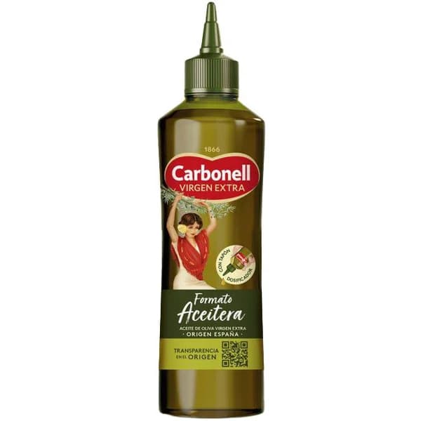Aceite de oliva virgen extra CARBONELL, dosificador 460 ml - 0.46 l - Imagen del producto en Findit