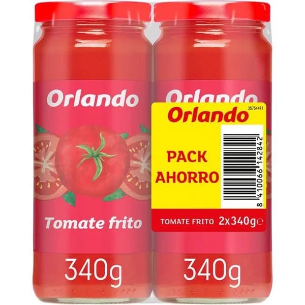 Tomate frito ORLANDO, pack 2x340 g - 0.68 kg - Imagen del producto en Findit