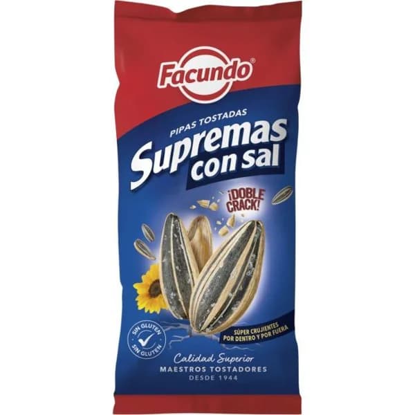 Pipa con sal FACUNDO SUPREM, bolsa 100 g - 0.1 kg - Imagen del producto en Findit
