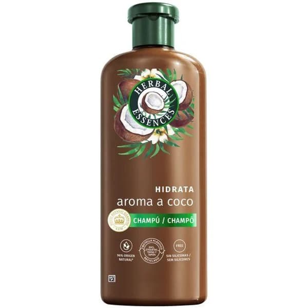 Champú aroma a coco HERBAL ESSENCES, bote 350 ml - 0.35 l - Imagen del producto en Findit