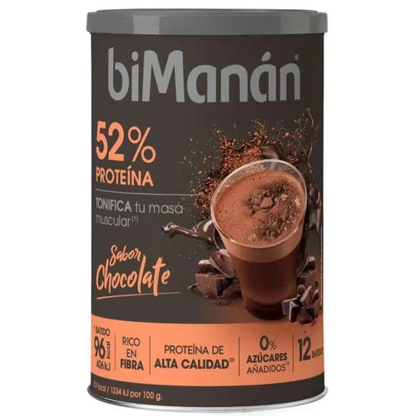 Batido proteína 52% chocolate BIMANAN PRO, lata 360 g - 0.36 kg - Imagen del producto en Findit