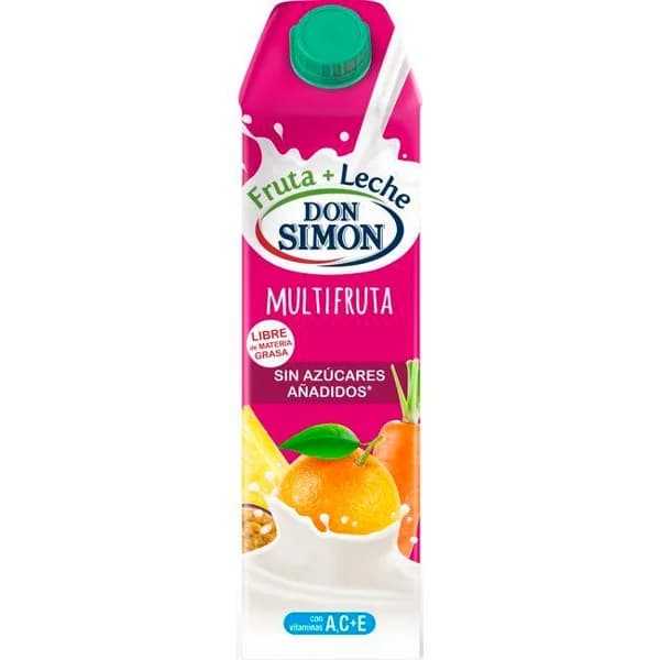 Lactozumo multifrutas DON SIMÓN, brik 1 litro - 1 l - Imagen del producto en Findit