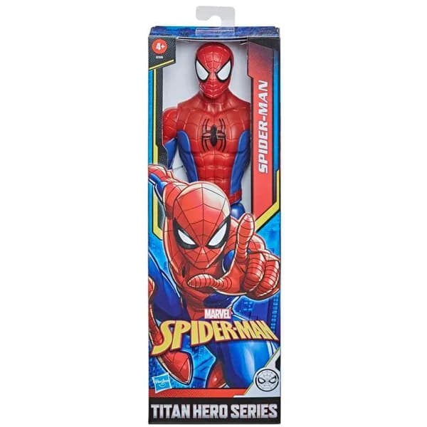 Spider Man, figura titán héroe deluxe de 30 cm, edad rec: +4 años SPIDERMAN - 1 ud - Imagen del producto en Findit