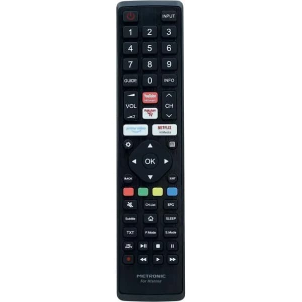 Mando a distancia para TV Hisense 495354 METRONIC - 495354 ud - Imagen del producto en Findit