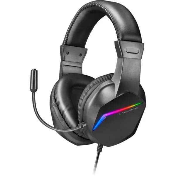 Auriculares gaming con micrófono, iluminacion FRGB, MH122 MARS GAMING - 1 ud - Imagen del producto en Findit
