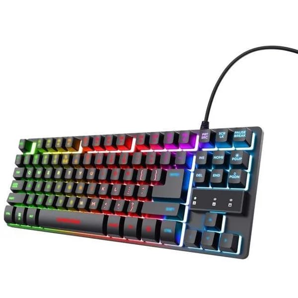Teclado con cable gaming, metalico, con iluminacion, gxt 833 thado TRUST - 1 ud - Imagen del producto en Findit
