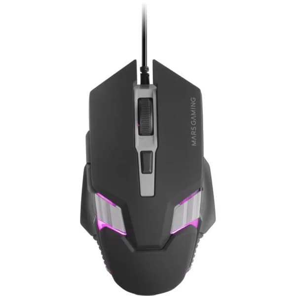 Ratón gaming optico con cable, negro, iluminacion FRGB, MM024 MARS GAMING - 1 ud - Imagen del producto en Findit