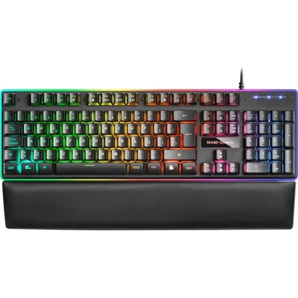 Teclado gaming con cable, negro, iluminación FRGB, MK320 MARS GAMING - 1 ud - Imagen del producto en Findit