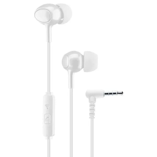 Auriculares de botón blancos con micro, AUINEARW CELLULAR LINE - 1 ud - Imagen del producto en Findit