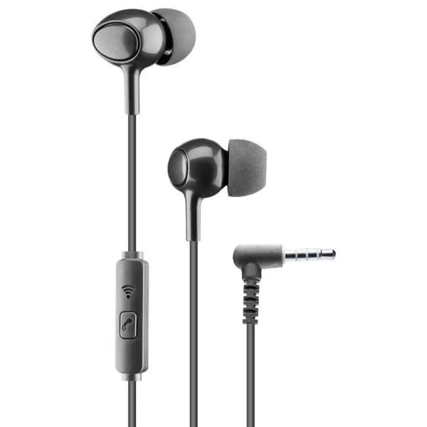 Auriculares de botón negros con micro, AUINEARK CELLULAR LINE - 1 ud - Imagen del producto en Findit
