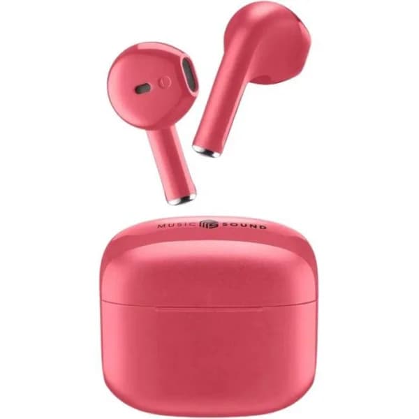 Auriculares de botón TWS rosas, bluetooth, Music Sound Swag CELLULAR LINE - 1 ud - Imagen del producto en Findit