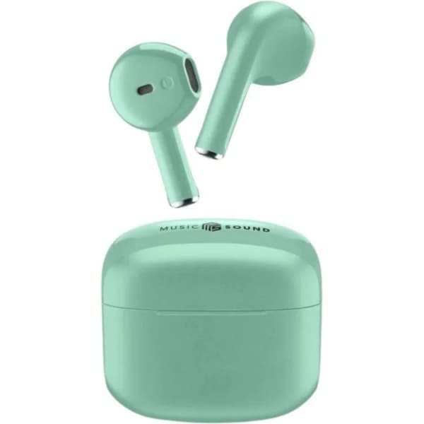 Auriculares de botón TWS verdes, bluetooth, Music Sound Swag CELLULAR LINE - 1 ud - Imagen del producto en Findit