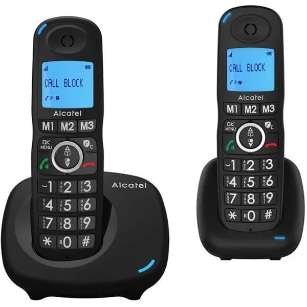 Teléfono inalámbrico Dúo negro, XL535 ALCATEL - 1 ud - Imagen del producto en Findit