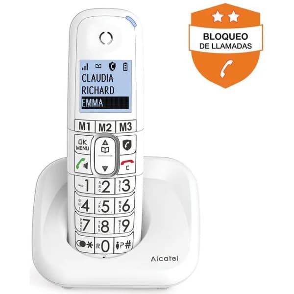 Teléfono inalámbrico blanco teclas grandes, XL785 ALCATEL - 785 ud - Imagen del producto en Findit