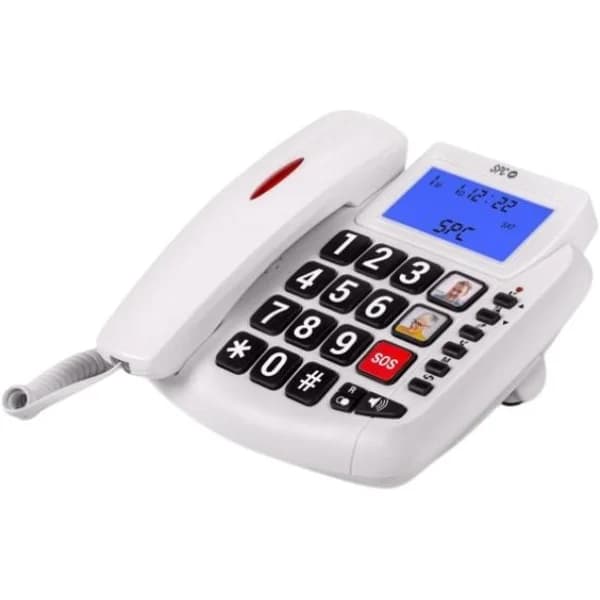 Teléfono sobremesa blanco, 3296 SPC - 1 ud - Imagen del producto en Findit