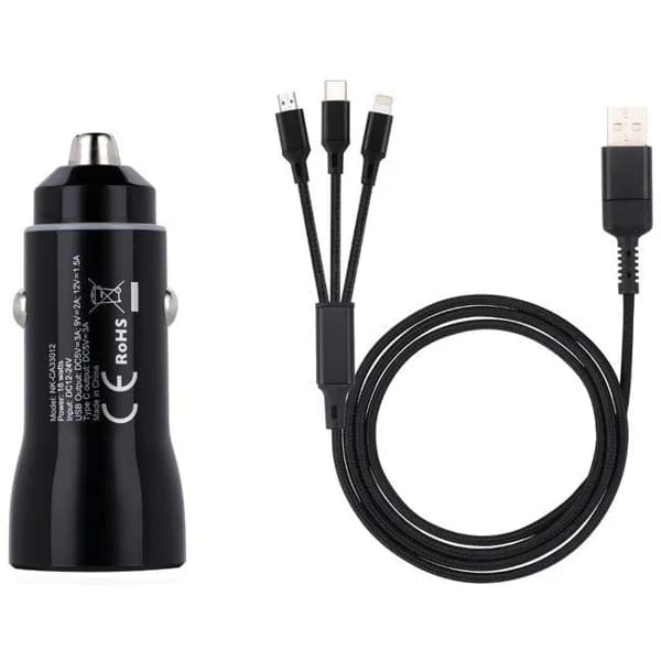 Cargador coche 6en1 18W USB NK-CA33012 NK - 33012 ud - Imagen del producto en Findit